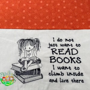 Sweetpea's Handmade Reading Cushion Collection - Booksitter Girl Live There