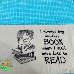 Sweetpea's Handmade Reading Cushion Collection - Booksitter Girl I Always Buy