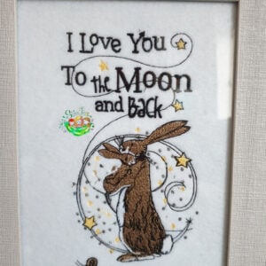 Sweetpea's Handmade Embroidered Frame Collection - Bunny Love