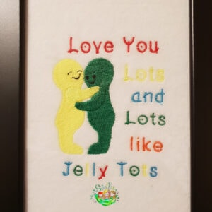 Sweetpea's Handmade Embroidered Frame Collection - Love You Lots and Lots