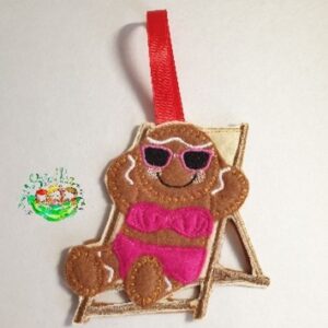 Sweetpea's Handmade Gingerbread Beach Collection - Deckchair Girl
