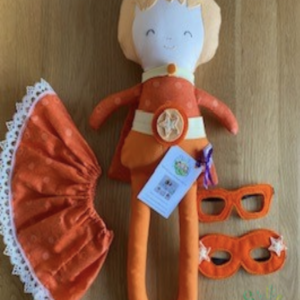Sweetpea's Handmade Dolls - Superhero Girl