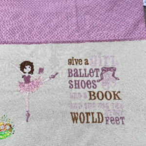 Sweetpea's Handmade Reading Cushion Collection - Ballet Dancer