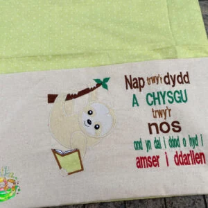 Sweetpea's Handmade Reading Cushion Collection - Sloth Welsh
