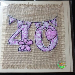Sweetpea's Handmade Card Collection - Age Celebration 40