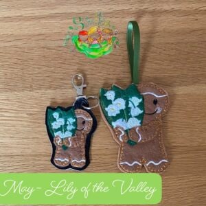 Sweetpea's Handmade Gingerbread Flower Collection - May Lily of the Valley