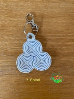 Sweetpea's Handmade Key Fob Collection - Celtic Spiral Knot