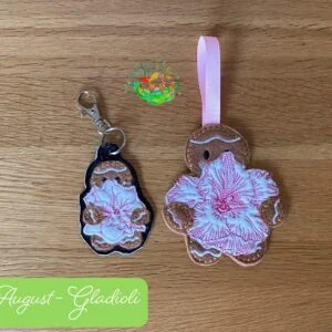 Sweetpea's Handmade Gingerbread Flower Collection - August Gladioli