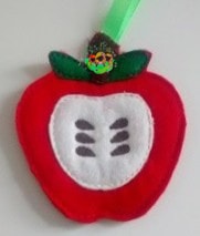 Sweetpea's Handmade Bookmark Collection - Apple
