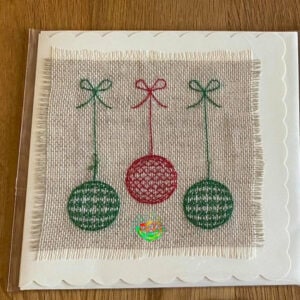 Sweetpea's Handmade Card Collection - Christmas Trio Bauble