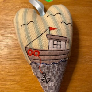 Sweetpea’s Handmade Hanging Decoration Collection - By The Sea - Boat