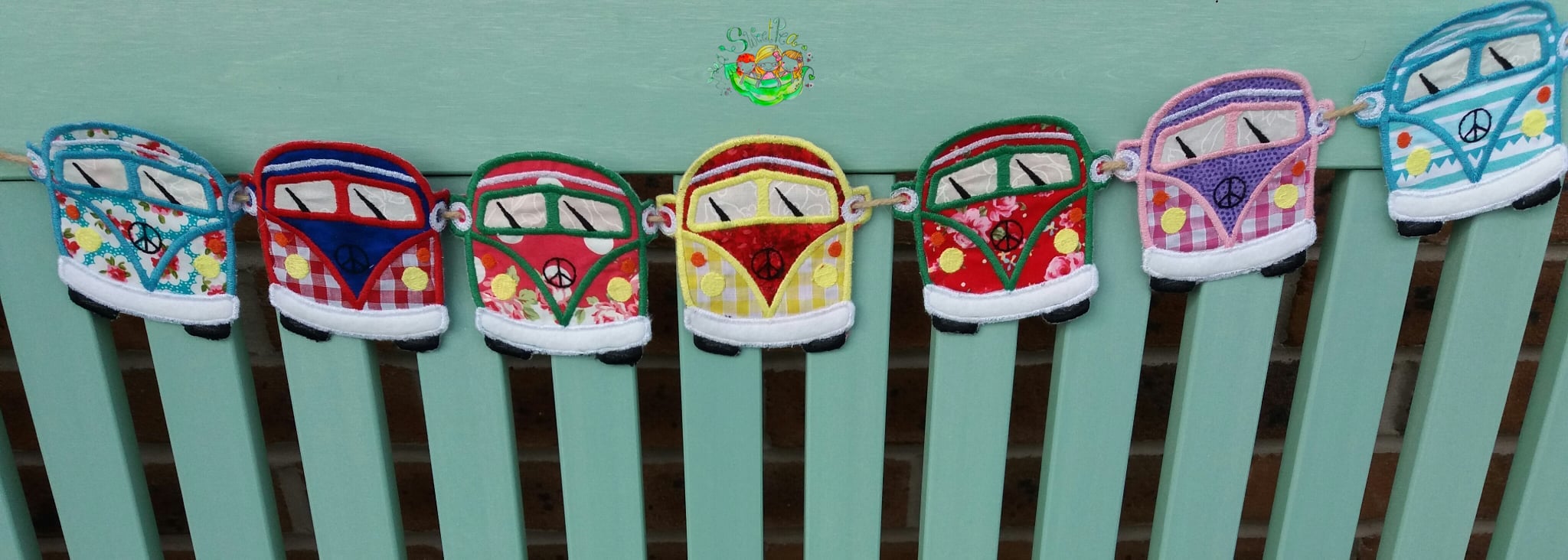 Sweetpea's Handmade Banner Collection - Camper Van Banner