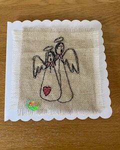 Sweetpea's Handmade Card Collection - Christmas Carolling Angels