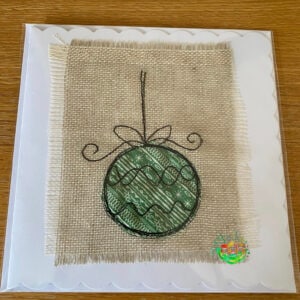 Sweetpea's Handmade Card Collection - Christmas Elegant Bauble