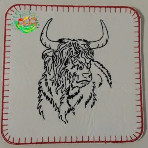 Sweetpea's Handmade Coaster Collection - Highland Cow