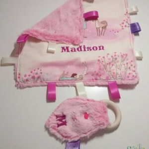 Sweetpea's Handmade Cuddle Blanket Collection - Teether Set - One Ear
