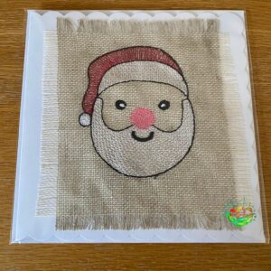Sweetpea's Handmade Card Collection - Christmas Santa Face