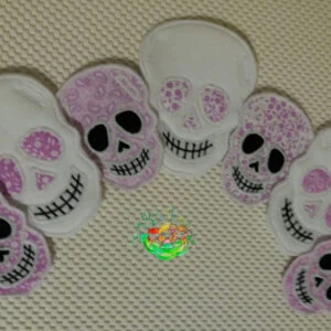 Sweetpea's Handmade Banner Collection - Felt and Fabric Skull