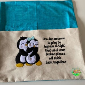 Sweetpea's Handmade Reading Cushion Collection - Penguin Hugs