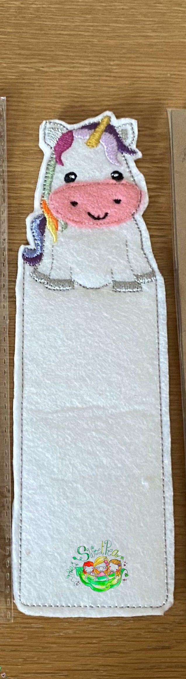 Sweetpea's Handmade Bookmark Collection - Unicorn