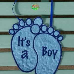 Sweetpea's Handmade Hanging Decoration Collection - Baby Feet