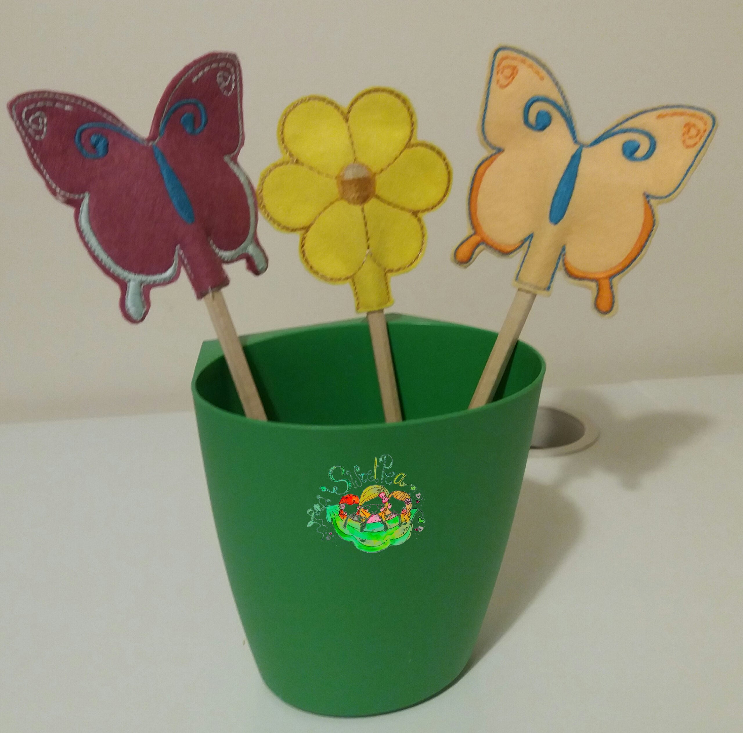 Sweetpea’s Handmade Insect Pencil Topper Collection - Butterfly