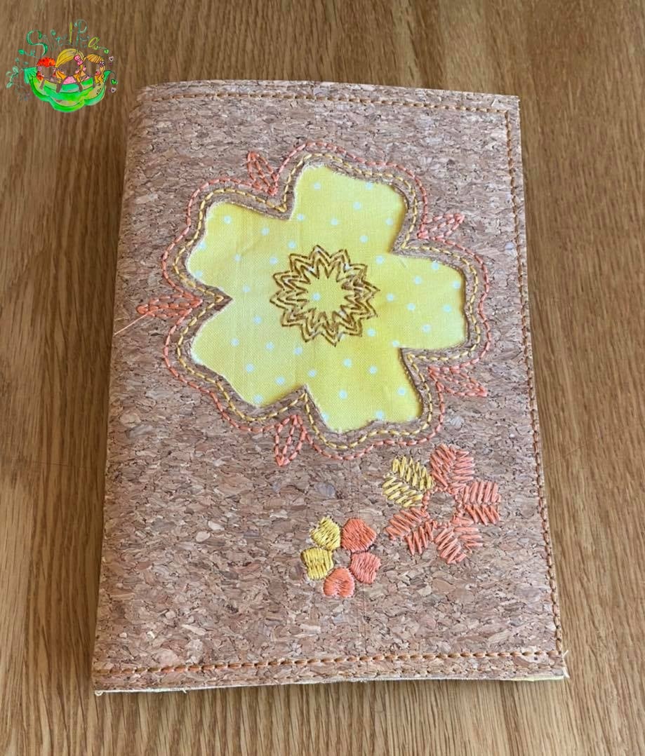Sweetpea’s Handmade Reverse-Appliqué Notebook Collection – Floral Blooms