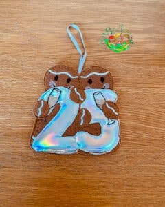 Sweetpea's Handmade Gingerbread Anniversay Celebration Collection - 25th Silver