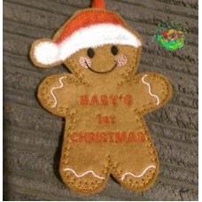Sweetpea’s Handmade Gingerbread Baby Collection – Baby’s 1st Christmas
