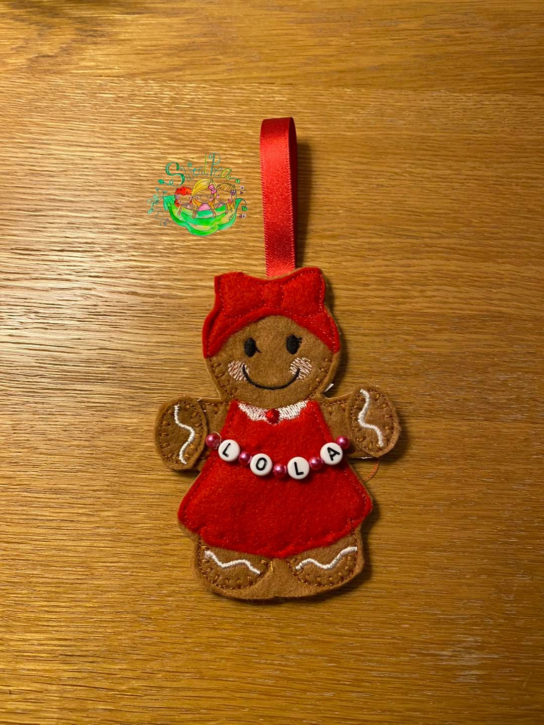 Sweetpea’s Handmade Gingerbread Family Collection – Banner Girl