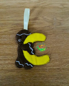 Sweetpea's Handmade Gingerbread Initial Collection - C