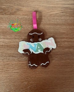 Sweetpea’s Handmade Gingerbread Banner Collection – I Love Nain Banner