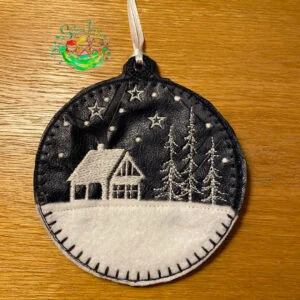 Sweetpea’s Handmade Christmas Night Sky Bauble Collection - Barn