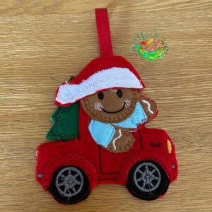 Sweetpea’s Handmade Gingerbread Christmas Collection – Red Truck