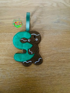 Sweetpea's Handmade Gingerbread Initial Collection - S