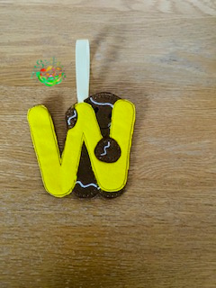 Sweetpea's Handmade Gingerbread Initial Collection - W